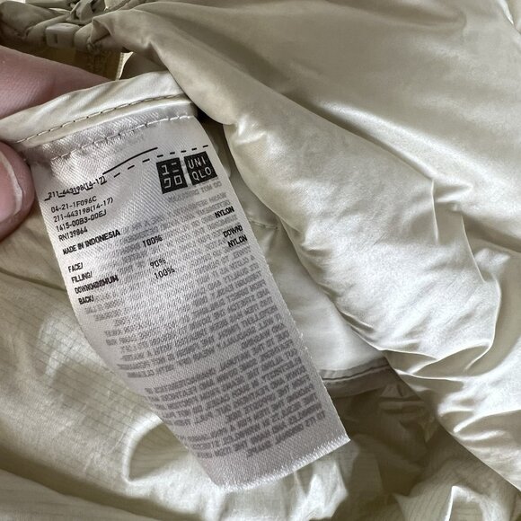 Uniqlo Vest Womens Small Brown Down Full Zip Ultra Light Down Puffer Medium - Picture 6 of 10